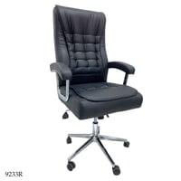 كرسي مكتب جلد دوار وثابت عدة الوان