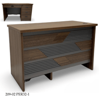 مكتب مودرن مع ادراج 100و120و140 سم عدة الوان