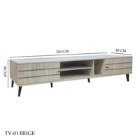 طاولات بلازما عدة مقاسات لون بيج