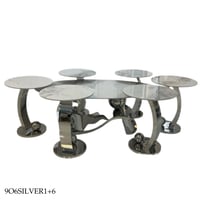 طقم طاولات إستيل عدة ألوان