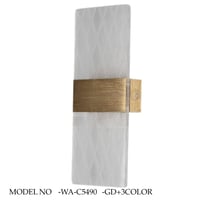 إضاءة جدارية بشكل عصري عده الوان