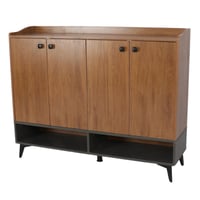 دولاب أربعة أبواب بني