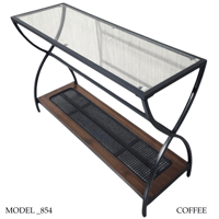 مدخل راتان وزجاج عدة ألوان