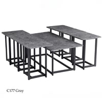 طقم طاولات خدمة عدة ألوان