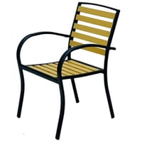 كرسي خارجي خشبي