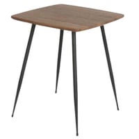 طاولة قهوة بتصميم مربع لون بني