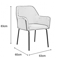 كرسي لون بيج