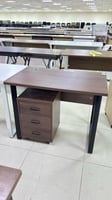 مكتب 120و140و160 سم مع أدراج عدة الوان
