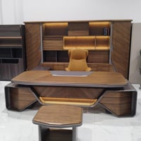 طقم مكتب 280سم مع دولاب وطاوله شاي