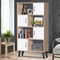 وحدة تخزين عدة أرفف وألوان