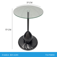 طاولات خدمة زجاج عدة الوان