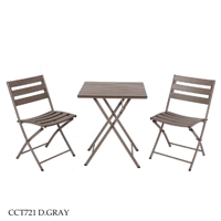 طقم طاولة وكرسيين خارجي عدة الوان