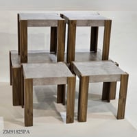 طقم طاولات خدمة عدة الوان