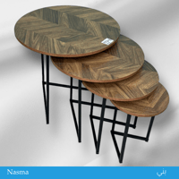 طقم طاولات خدمة عدة ألوان