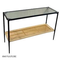 كونسول سطح زجاج أو خشب عدة ألوان