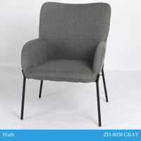 طقم 2 كراسي لون رمادي