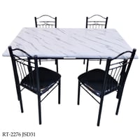 طقم طاولة طعام 4و6 كراسي عدة ألوان