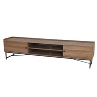 طاولة تلفزيون بني مقاس 160و180و200 سم