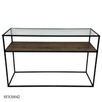 مدخل مودرن زجاج وخشب عدة ألوان