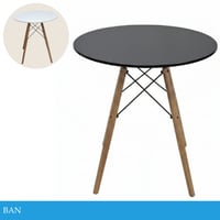 طاولة دائرة خشب عدة ألوان ومقاسات