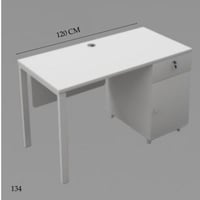 مكتب مع ادراج 100و120 سم