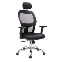 طقم 2 كراسي مكتب دوار أسود