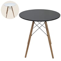 طاولة دائرة خشب عدة ألوان ومقاسات