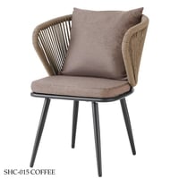 كرسي خارجي مع مخدة عدة ألوان