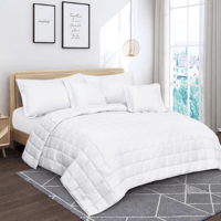 طقم مفارش مضغوط 6 قطعه عدة ألوان