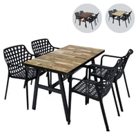 طقم طاوله و4كراسي عده الوان