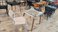 طقم 4 كراسي خارجي عدة ألوان