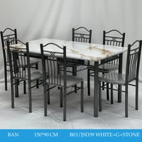 طقم طاولة طعام 6 كراسي عدة الوان