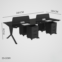 وحدة عمل قزاز رباعي ابيض واسود