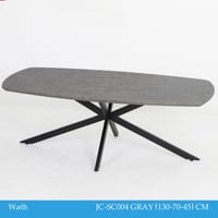 طاولة خدمة 130 سم رمادي