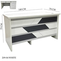 مكتب مودرن مع ادراج 100و120و140 سم عدة الوان