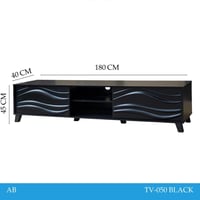 طاولة تلفزيون أسود 180و160و140 سم