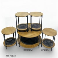 طقم طاولات خدمه راتان عدة الوان