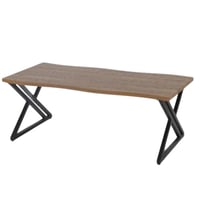 طاولة وسط لون بني فاتح