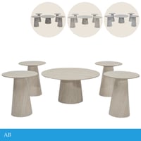 طقم طاولات رخام عدة ألوان