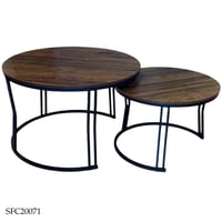 طقم طاولات خدمة عدة ألوان