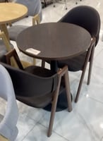 طقم جلسة لشخصين لون بني