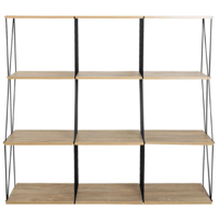 رف خشب 4 ادوار عدة الوان