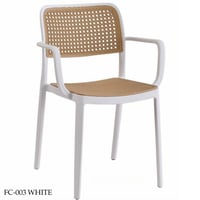 طقم 2 كراسي فايبر عدة ألوان