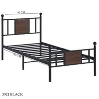 سرير لون اسود عدة مقاسات