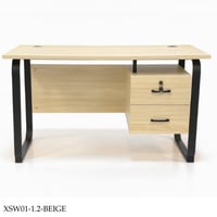 مكتب مع ادراج 120و140 سم عدة الوان