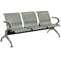 كرسي انتظار حديد 3 مقاعد