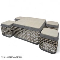 طقم طاولات خدمة عدة ألوان