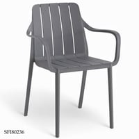 طقم 2 كرسي بلاستيك عدة ألوان