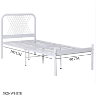 سرير أبيض 90و120و180 سم