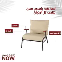 كرسي جلد فخم ببج تكاية خشب